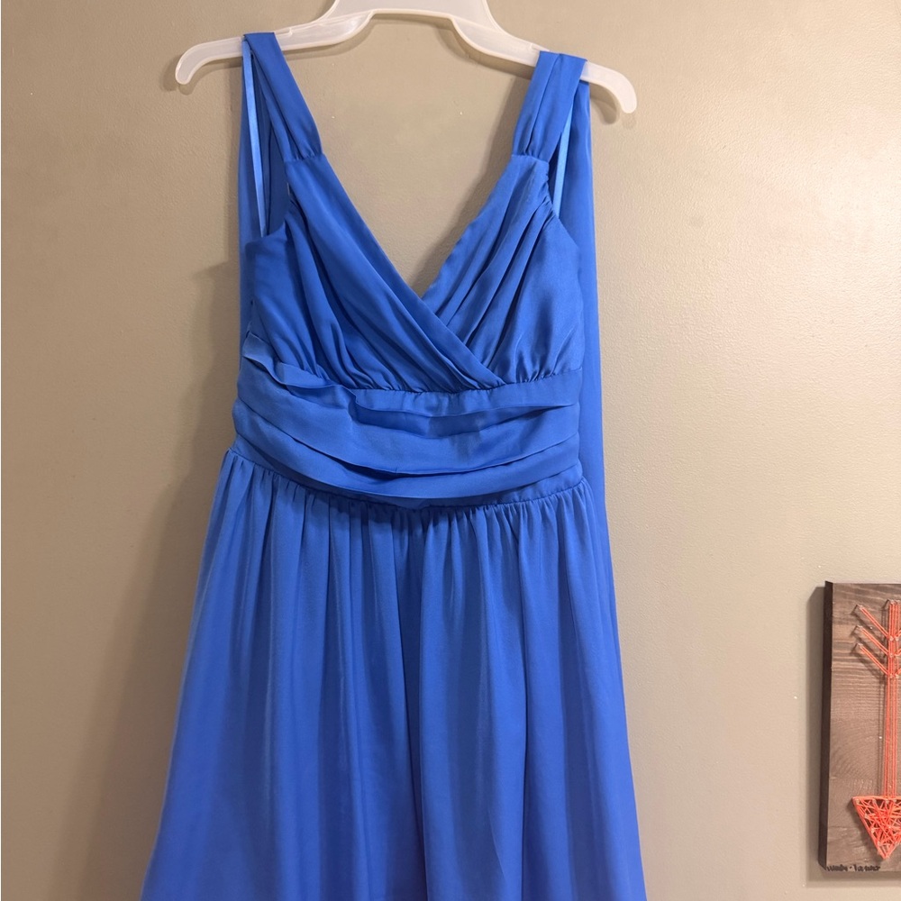 Altar'd State Vibrant Blue Mini Dress